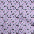 thumbnail image 1 of oneOone Silk Tabby Purple Fabric Christmas Dress Material Fabric Print Fabric By The Yard 42 Inch Wide, 1 of 5