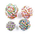 thumbnail image 2 of 6 Pack Cotton Chewy Rope Ball Dog Toy Small And Medium Dogs Aggressive Chew, 2 of 8