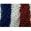 144 Red White Blue Memorial Day Mardi Gras Beads Necklaces Party Favors Huge lot by, By Party Supplies