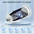 thumbnail image 5 of Car Charger for iPhone 15,40W Dual Port USB C Car Charger with USB C to USB C Cable 6ft,Type C Car Adapter Fast Charging for iPhone 15/15 Pro/15 Pro Max,iPad Pro,iPad Air 5/4/Mini,iPad 10 Case, 5 of 8