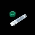 thumbnail image 4 of 100Pcs 1ml Green Lab Plastic Frost Test Tubes Vial Seal Cap, Graduated Marks Centrifuge Tubes Skirted Conical Bottom for Laboratory School Educational, 4 of 7