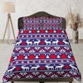 thumbnail image 1 of Navidad Juego De Funda Nórdica Con Almohadas Navidad Patrón Dormitorio Ropa De Cama Consolador, 1 of 4
