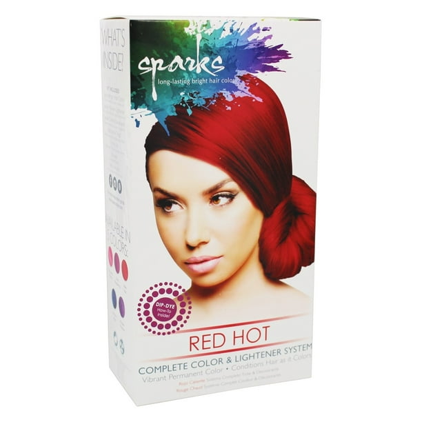 Sparks Complete Color & Lightener System Kit Red Hot