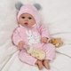 thumbnail image 2 of Ropa para muñecas Reborn Babeside con estampado de conejitos, 43 a 56 cm, 2 of 9