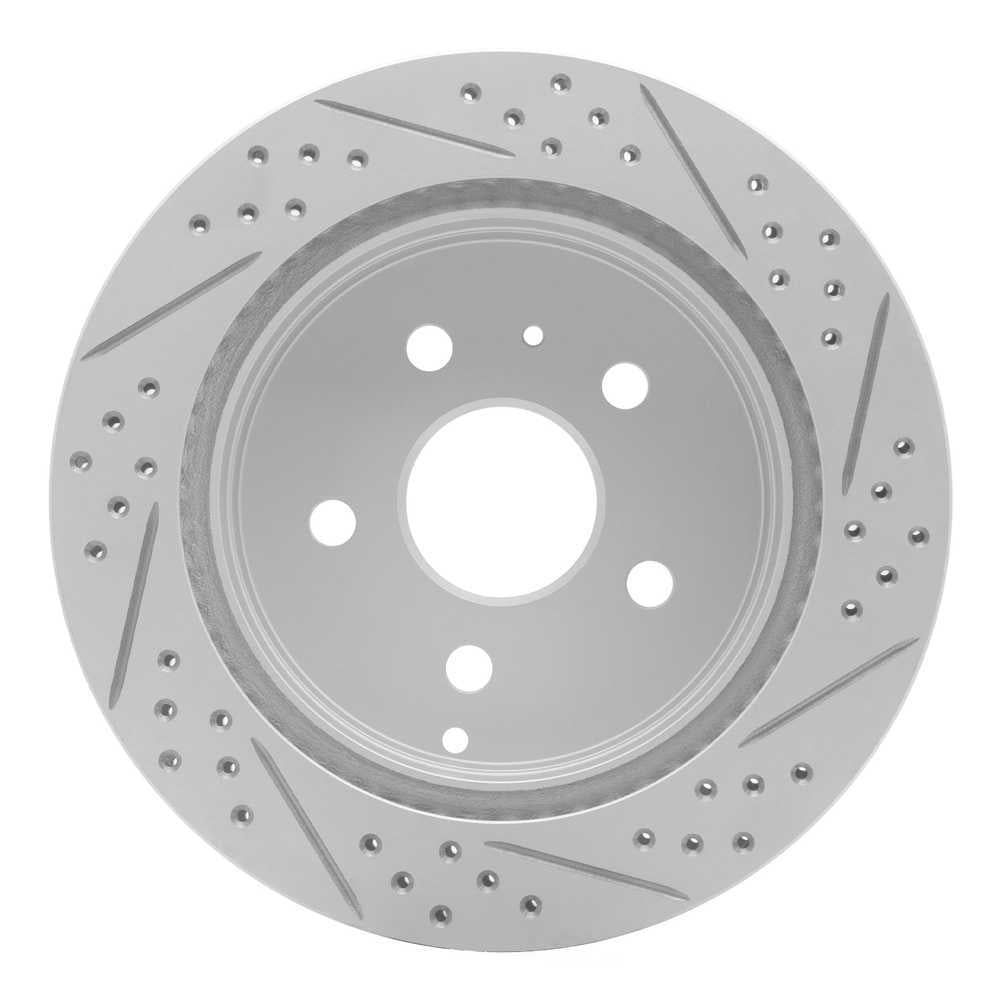 Dynamic Friction Company 830-48058L DFC Geoperformance Rotor - Drilled and Slotted