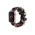 thumbnail image 1 of Compatible con Apple Watch Band 38 mm 40 mm 42 mm 44 mm Tejido floral suave Elástico Scrunchies iWatch Bands para Apple Watch Series 6, SE, 5, 4, 3, 2, 1 - Style2, L/42 Sincero  Joyeria, 1 of 4