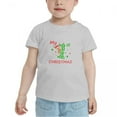 thumbnail image 2 of My 1st Christmas Deer Cute Toddler Tshirts for Boys Girls (Gray, 3T), 2 of 5
