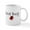 White, variant on CafePress - Love Bug 2 Mug - 11 oz Ceramic Mug - Novelty Coffee Tea Cup