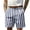 Dark Blue_0402S&17, variant on Striped Mens Linen Short Color Block Shorts for Men Casual Summer Beach Vacation Travel Big and Tall Bermuda Shorts for Men with Pockets Red S