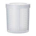 thumbnail image 1 of Pickle Jar With Strainer Insert  Deli Food Storage Container  Pickle Holder Keeper Lifter  Bucket Of Pickles Large Flip Jar With Leak Proof And Lock It Lid, 1 of 4