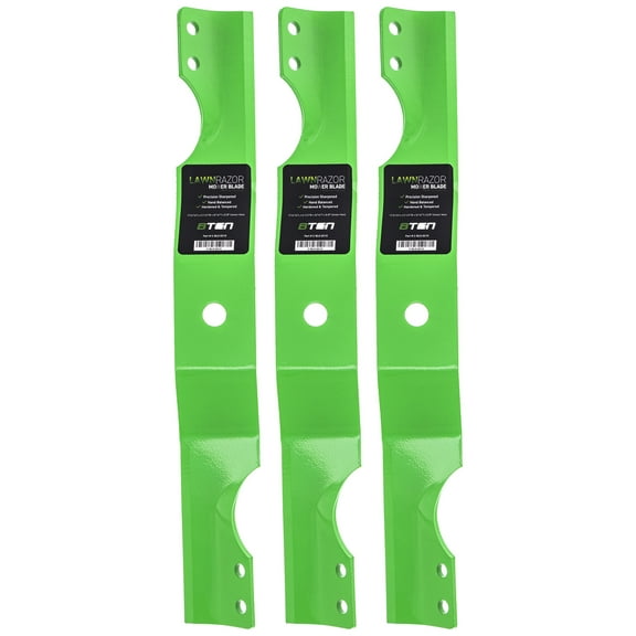 LawnRAZOR Notched Medium Lift Blade for Ariens 50 inch Zoom 50 03971900 3 Pack 810-CBL2432D