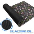 thumbnail image 6 of Long Mouse Pads for Desk,Black Cartoon Unicorn Plant Pattern Desk Mats on Top Of Desks, Desk Mouse Pad Extra Large with 3mm Non-Slip Base and Stitched Edge for Gaming,Office,Work,Home 31.5"x15.7", 6 of 6
