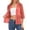 Pink, variant on Vivianyo HD Women's Summer Three Quarter Sleeve Sheer Chiffon Cardigan, Womens Casual Loose Fall Open Front Lightweight Solid Layering Shrug for Vacation, Women's Light Blue, Sizes S-3XL