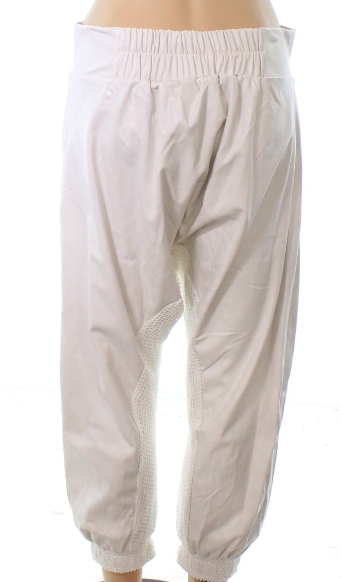 faux leather harem pants