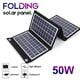 thumbnail image 1 of Los paneles solares al aire libre duales del USB impermeabilizan el plegable 30/40/50W para el banco del poder del teléfono, 1 of 8