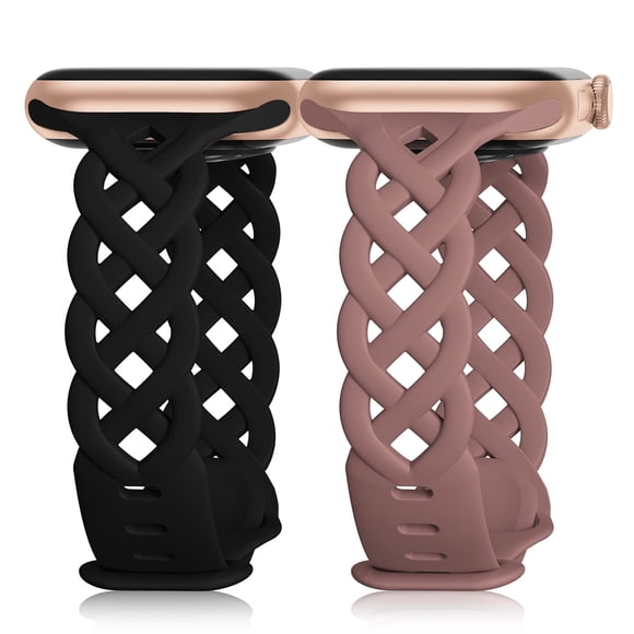 Pulseras de silicona trenzada Bandiction para Apple Watch