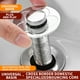 thumbnail image 1 of Tapón Colador para Fregadero para Atrapar Cabello | Tapón Universal para Lavabo de Baño que Reemplaza Filtros Estándar | Cesta de Acero Inoxidable Removible | Compatible con Orificios de 1.02-1.2in, 1 of 3