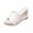 #265-White, variant on Wowcloth Plus Size Women's Wedge Heel Sandals – Comfortable Slip-On with Straw Woven Design for Casual Fashion and Spring Summer Wear