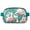 Blue-green-1, variant on Elegant Boho Belt Bag – Paisley Patterned Fanny Pack with Vintage Floral Art for Women