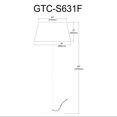 thumbnail image 2 of Gretchen 1 Light Square Floor Lamp - Matte White - White Shade, 2 of 2
