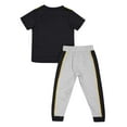 thumbnail image 2 of Toddler Colosseum Black/Heather Gray Iowa Hawkeyes Ka-Boot-It Jersey & Pants Set, 2 of 2