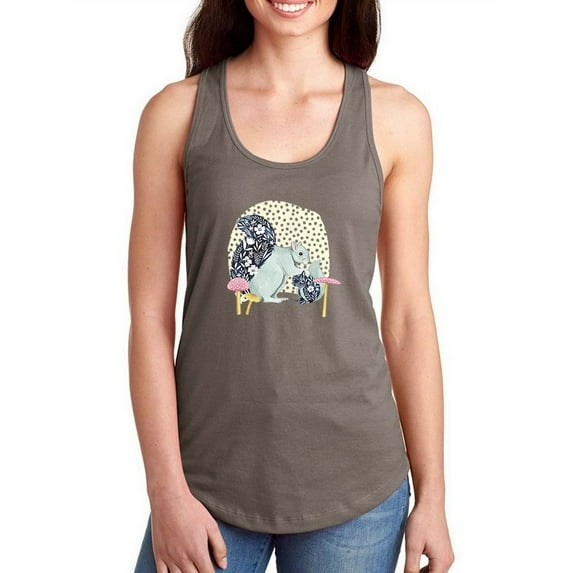 Fairytale Critters Racerback Tank Women -Grace Popp Designs, Female XX-Large
