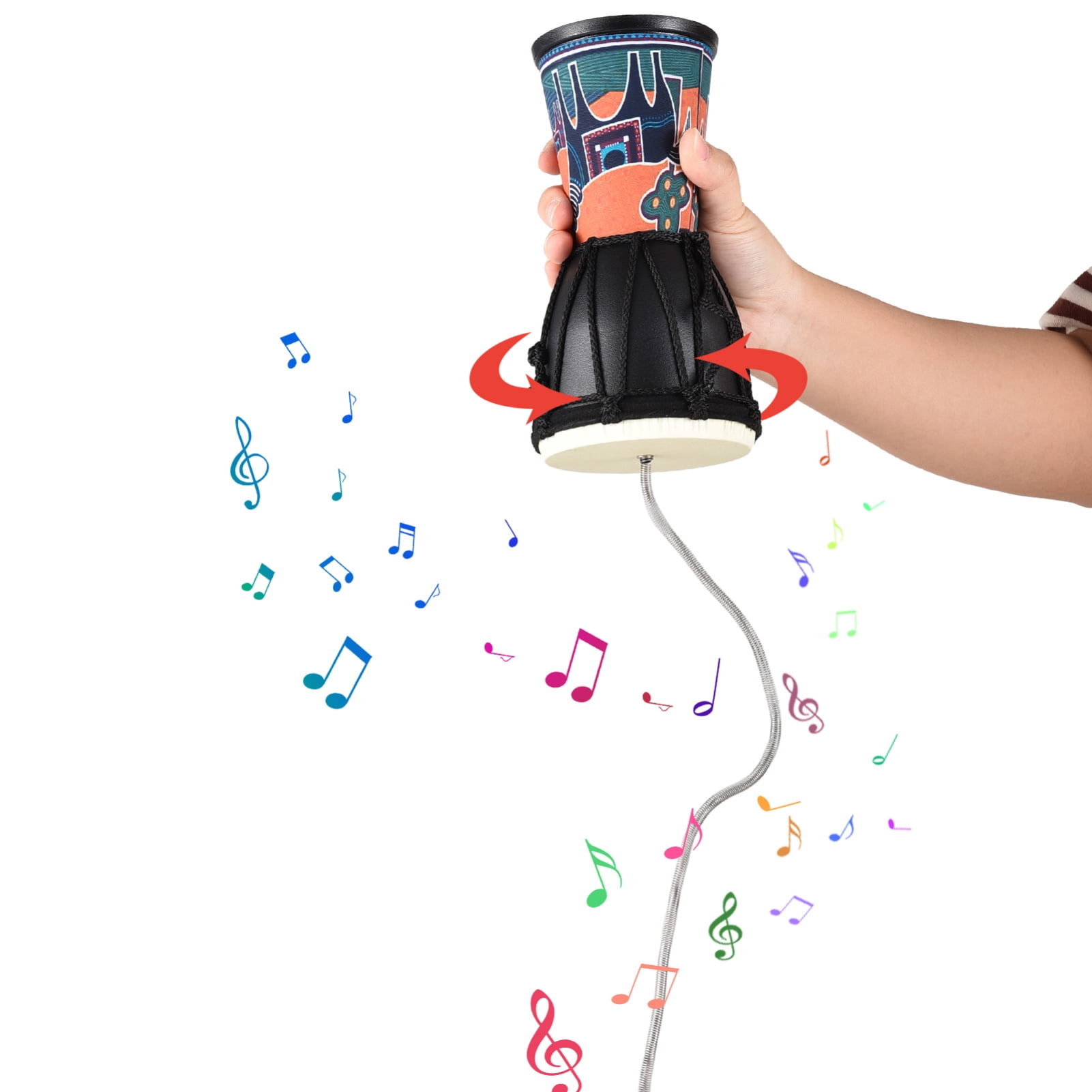 Tube à Tonnerre – Instrument De Percussion Pour Enfants, Génère Un Bruit D'orage, 20 X 6,5 Cm - 11