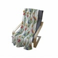 thumbnail image 4 of Flower Soft Flannel Fleece Throw Blanket, Shabby Form Design Mimosas Daisies Flowers Leaves Buds Lilacs Work of Art Print, Cozy Plush for Indoor and Outdoor Use, 70" x 90", Multicolor, by Ambesonne, 4 of 6