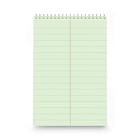 UPC: 0087547766101 | Universal UNV76610 60 Sheet 6 in. x 9 in. Pitman Rule Green Tint Steno Book