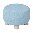 thumbnail image 4 of Luzkey Repose-Pieds Rond Antidérapant Chaise Pouf Tabouret pour Canapé Chambre de Bébé Entrée Bleu, 4 of 8