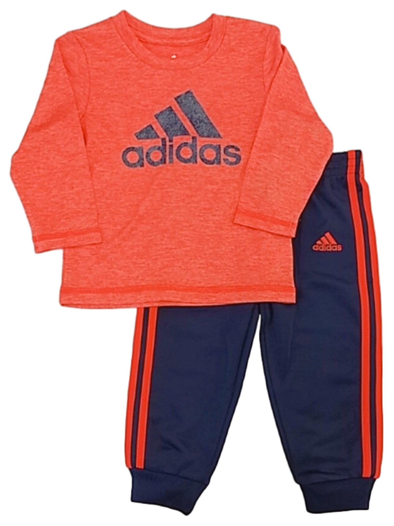 orange adidas tracksuit kids