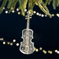 thumbnail image 4 of Luoshdecor Christmas Ornament,Plastic Glitter Clear Violin Holiday Tree Hanging Decorations for Indoor Outdoor Party Home Decor, 4 of 4