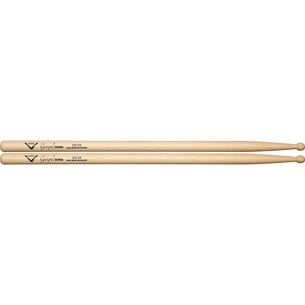 Vater Gospel 5B Drum Sticks - Buy 3, Get 1 Free Wood