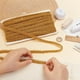 thumbnail image 3 of Cinta de cordón trenzado de 22,5 yardas, cinta de cordón trenzado Golden Centipede, cinta de cordón con volutas, cinta de cordón trenzado, cinta de encaje metálico, cinta decorativa de tela, 3 of 6