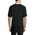 thumbnail image 3 of Camiseta Hanes Beefy de manga corta para hombre, color negro, talla L/Tall 2, 3 of 6