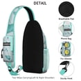 thumbnail image 3 of Crossbody Sling Backpack for Women Men Swimming Sharks Decorations Shoulder Sling Crossbody Casual Chest Bag for Travel Sports Running Hiking, 3 of 6
