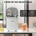 thumbnail image 5 of Costway Ice Maker Machine 2.2 L Water Tank 27 lbs Capacity Automatic Ice Maker, White, 5 of 9