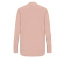 thumbnail image 6 of Womens Oversized Cardigans Ndbuld Fashion Women's Casual Long Sleeve Solid Pocket Ladies Blouse Coat Outwear Jacket Gift for Girls Pink 2XL, 6 of 7