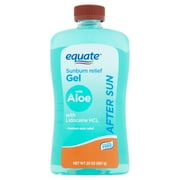(3 pack) (3 pack) Equate After Sun Sunburn Relief Gel with Aloe, 20 oz