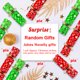 thumbnail image 2 of Set de 10 regalos de mesa para fiestas navideñas sin broches con sombreros y chistes, 2 of 8