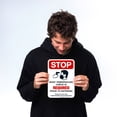 thumbnail image 4 of Stop Body Temperature Check Required Prior To Entering Sign,, 4 of 8