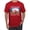 Red, variant on Happy Glamper | Fancy Camping Camper Van Caravan | Nature Lover Men's T-Shirt, Maroon, 5XL