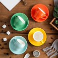 thumbnail image 3 of Porcelain Espresso Cup with Saucer, 3 of 4