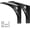 20 inch x 13.5 inch, variant on 7 inch x 6 inch Heavy Duty Alloy Metal Shelf Brackets, Set of 2