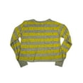 thumbnail image 2 of Purple Orchid - Little Girls Long Sleeve Cropped Top 35931-5 (Yellow/Grey Stripe), 2 of 3