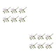 thumbnail image 3 of 6 Piezas de PVC Artificial Lilys Naiovety Decorativo Falso Adorno Blanco Rosa, 3 of 6