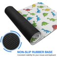 thumbnail image 6 of Long Mouse Pads for Desk,White Cartoon Dinosaurs Pattern Desk Mats on Top Of Desks, Desk Mouse Pad Extra Large with 3mm Non-Slip Base and Stitched Edge for Gaming,Office,Work,Home 47.3"x23.6", 6 of 6