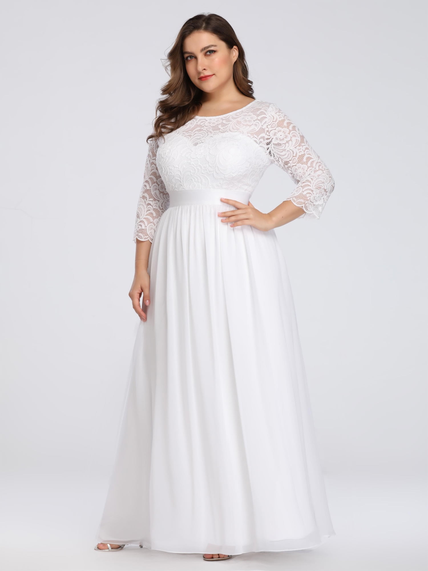 winter white evening gowns
