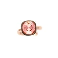 thumbnail image 1 of Anillo para Mujer con Cristal Fino Swarovski en forma de Cuadrado–  Bañado en Oro Rosa 14k– Anillo Elegante y Brillante-Aretes de Mujer de Moda, Joyería para Mujer de Moda– Regalo especial Ortiz Espinosa Temporada, 1 of 2