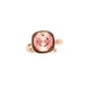 thumbnail image 1 of Anillo para Mujer con Cristal Fino Swarovski en forma de Cuadrado–  Bañado en Oro Rosa 14k– Anillo Elegante y Brillante-Aretes de Mujer de Moda, Joyería para Mujer de Moda– Regalo especial Ortiz Espinosa Temporada, 1 of 2